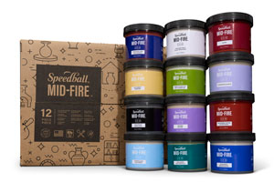 Speedball Mid-Fire Glaze Sampler Pack