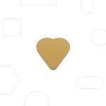 GR Pottery Forms Wallie Heart 4in.