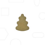 GR Pottery Forms Wallie Christmas Tree 4in.