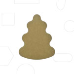 GR Pottery Forms Wallie Christmas Tree 8in.